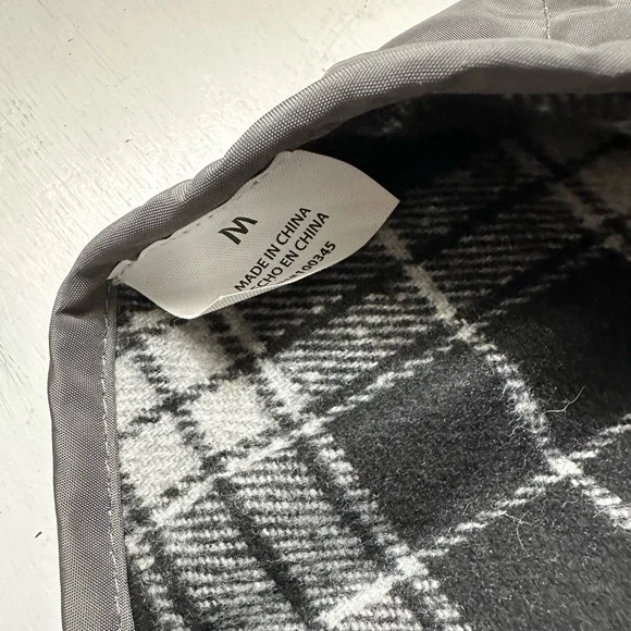 Quilted Gray Dog Jacket - Picture 3 of 10